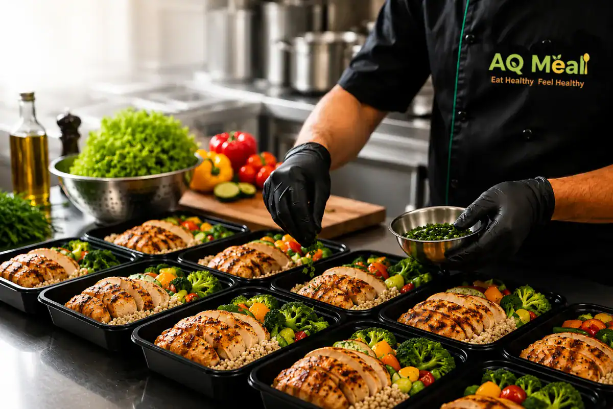 AQ Meal homemade food preparation and culinary services in Karachi